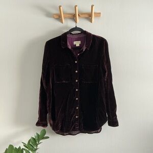 Maeve Velvet Blouse